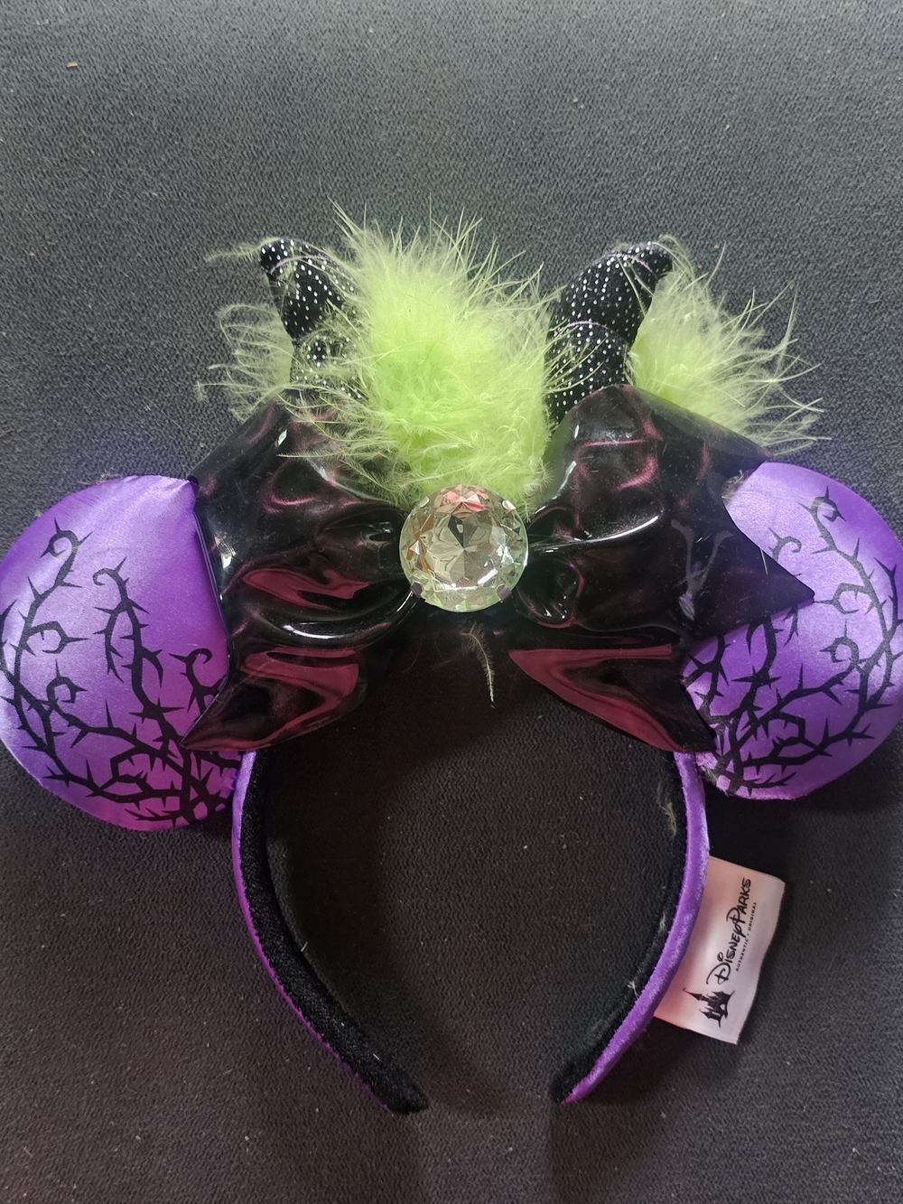 Disney Parks Maleficent Spell Bound Purple Mouse Ears Headband